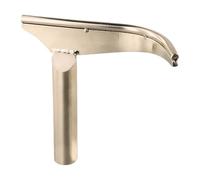 Repose-outil de tour incurvé pour le travail du bois, tige de 25 mm, support d'outils de tournage en acier inoxydable, compatible avec tour de 25 mm de diamètre