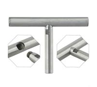 Repose-outils de tour amovible pour le travail du bois et du travail des métaux, support de tournage en acier inoxydable avec tige de 16 mm de diamètre, 150 mm de longueur compatible avec 15,2 cm