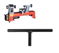 Repose-outils de tour de 22,9 cm en acier inoxydable pour tournage du bois stable pour mini tours, support de travail du bois de 1,6 cm de diamètre