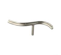 Repose-outils de tour de 30,5 cm pour le travail du bois, design incurvé, 16 mm de diamètre, acier inoxydable pour une performance durable