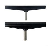 Repose-outils de tour en fonte pour le travail du bois et des métaux, 30,5 cm de long (16 mm)