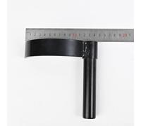 Repose-outils incurvé en acier pour tours à bois, repose-outil de tournage de forme spéciale, compatible avec mini tour de travail du bois, 6 mm/10 mm d'épaisseur, petit/L (petit)