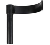 Repose-outils incurvé en acier pour tours de travail du bois, repose-outil de tournage de forme spéciale avec dessus fin, compatible avec mini tour à bois, 146 x 145 x 25 mm ou 230 x 145 x 25 mm