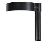 Repose-outils incurvé en acier pour tours de travail du bois, support de tournage de bol, mini accessoires de tour, outils de tournage du bois, support d'outils de tour, bois en alliage d'acier