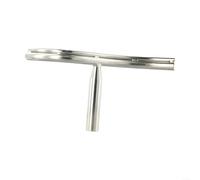 Repose-outils pour tour à bois de 30,5 cm, style incurvé, convient aux poteaux de 25 mm de diamètre, en acier inoxydable avec propriétés antirouille et résistantes à l'usure