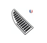 Repose pied alu sport pour Pédalier ALU D-F- sport pour pédale automatique ou manuelle repose-pied en acier inoxydable antidérapant alu compatible avec d'autres véhicules (Vérifiez la taille)
