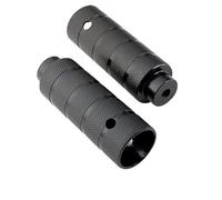 Repose pied BMX - ATOO - D40 - Acier - Noir - Compatible avec terrain asphalte