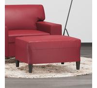 Repose-pied Cappuccino 60x50x41cm Similicuir Tabouret Pouf Meuble Salon vidaXL
