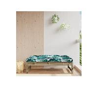 Repose-pied de jardin 120x80 cm bois de pin imprégné, tabouret, repose-pied ottoman, tabouret de jardin, pouf, 825743