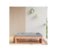 Repose-pied de jardin 120x80 cm massif de douglas, tabouret, repose-pied ottoman, tabouret de jardin, pouf, 825770