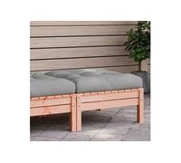 Repose pied de jardin avec coussin bois massif douglas
