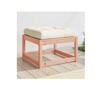 Repose-pied de Jardin avec Coussins, Pouf de Palette, Table Basse de Terrasse, Meuble Modulaire de Salon Balcon, Bois 844702