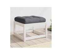 Repose-pied de Jardin avec Coussins, Pouf de Palette, Table Basse de Terrasse, Meuble Modulaire de Salon Balcon, 844700