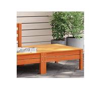 vidaXL Repose-pied de jardin cire marron bois de pin massif838016 G