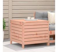 Repose-pied de jardin en bois massif de douglas 62x63,5x53,5 cm - Pouf extérieur multifonction avec rangement Meuble de terrasse et patio résistant aux intempéries - Design modulaire et lattes aérées