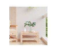 Vidaxl Repose-Pied De Jardin Bois De Pin Massif