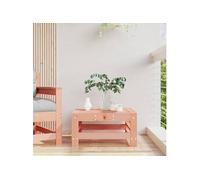 Repose-pied de Jardin, Siège avec Cadre en Bois, Table Basse, Tabouret de Terrasse Patio Balcon Extérieur, Bois Massif Douglas
