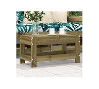 Repose-pied de Jardin, Table Basse, Tabouret de Bar, Meuble de Patio Terrasse Balcon Arrière-cour Extérieur, Bois de 844897