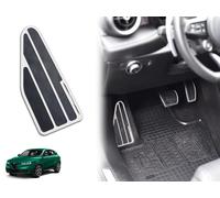 Repose-pied en acier pour Alfa.Romeo Tonale | 1 Pièce Inox Q4 Rapide Sprint Tribut Italien Plug-in Hybride Tuning Accessoires