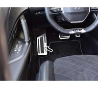 Repose-pied en acier pour Peugeot.2008 II / 208 II - 1 pièce 208 2008 2019 + accessoires repose-pieds sport inox métal brossé intérieur décorations Tuning