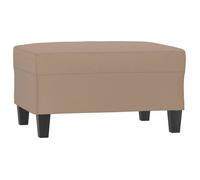 Vidaxl Repose-Pied Cappuccino 70x55x41 Cm Similicuir