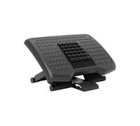 HomCom Repose-pieds de bureau ergonomique - angle -30°/+30°, 3 hauteurs - Noir