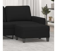 Repose-pied Gris Clair 60x50x41cm Tissu Microfibre Tabouret Pouf Meuble vidaXL