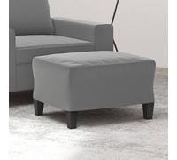 349363 vidaXL Repose-pied Gris foncé 70x55x41 cm Tissu microfibre