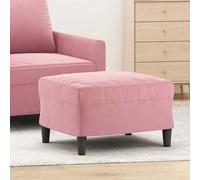 vidaXL Repose-pied Rose 60x50x41 cm Velours