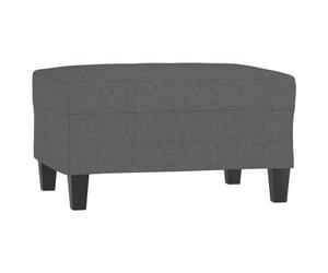 Repose pied Gris foncé 70x55x41 cm Tissu