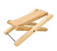 Repose - Pied Guitare en Bambou, 4 Positions Réglables, Pliable et Portable - Confort Optimal, Design Stable et Durable, Idéal pour Pratique et Performance