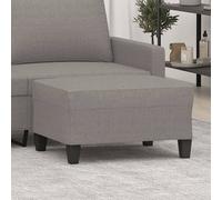 Repose-pied Jaune Clair 60x50x41 cm Tissu Tabouret Pouf Meuble Salon vidaXL