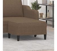 Repose-pied Jaune Clair 70x55x41 cm Tissu Tabouret Pouf Meuble Salon vidaXL