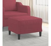 Repose-pied Jaune Clair 70x55x41 cm Tissu Tabouret Pouf Meuble Salon vidaXL