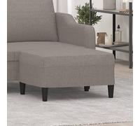 Repose-pied Jaune Clair 70x55x41 cm Tissu Tabouret Pouf Meuble Salon vidaXL