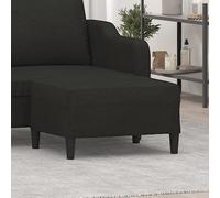 Repose-pied Jaune Clair 70x55x41 cm Tissu Tabouret Pouf Meuble Salon vidaXL