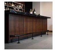 Repose pied Kit de repose-pieds de bar à fixation au sol, Commercial Restaurant/Gazebo/Terrasse extérieure Supports, Sur mesure Système(510cm/16.7ft(3 Section))