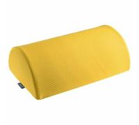 Leitz - Repose-Pieds Ergonomique pour Bureau, Ajustable, Soulage les Douleurs aux Dos et aux Épaules, Fabriqué en Mousse avec Housse en Tissu, Gamme Ergo Cosy, Jaune, 53710019