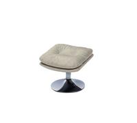 Repose pied Magnum beige chromé - - Beige - Tissu