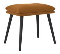 Repose-pied Marron 45x29,5x35 cm Velours