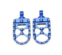 Repose Pied Moto Pour Dyna 1993-2017 Pour Fat Pour Bob Pour FXDF 2008, 2010-2017 Pour FLSTF 1990-2017 Pour FLSTFB 2010-2016 Pédale De Moto(Blue)