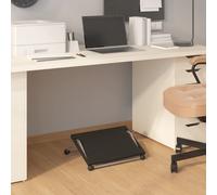 Repose-pied Noir 45x40x13,5 cm pouf pouf ottoman pouf noir tabouret vidaXL