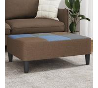 Repose-pied patchwork 77x55x31 cm tissu tabouret tabouret de canapé vidaXL