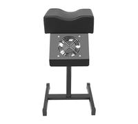 Repose Pied Pédicure, Aspirateur Poussière Ongles Professionnel, Fauteuil Manucure Hauteur Réglable 48-68cm avec Ventilateur 22W, Support Jambe Ergonomique en Métal et PVC pour Salon Esthétique