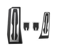 Repose-pied Pour BMW G30 G31 Série 5 2017-2023 LHD Pédales Voiture Repose-pieds En Acier Inoxydable Couvercle Pédale D'accélérateur Frein À Gaz Pédale Frein(4piece MT with rest)