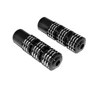 Repose Pied Replay Pilote Rond Molete Alu Noir Pour PEUGEOT 103-MBK 51 (Paire)
