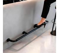 Repose pied Repose-pieds Mural Noir Pour Bar - Kit De Repose-pieds Sous Comptoir Pour Îlot De Cuisine/Tables À Manger/Restaurants/Pubs Commerciaux/Extérieur(26ft/792cm)