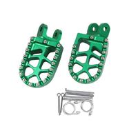 Repose Pied Repose-Pieds Repose-Pieds Pédale Repose-Pieds pour CR 80 85 R pour CRM 250 pour XR 400 R pour CRF 230 1000 L DTC pour KLX 250 S 300 R pour KLR 650(Green)