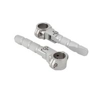 Repose Pied Repose-Pieds Universels pour Moto, 22 Mm, 25 Mm, 27 Mm, 32 Mm, Rotatifs À 360°, 7/8, 1, 1,25 Pouces, pour La Plupart des Modèles(Type x)