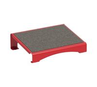 Repose-pied rouge B303xT404xH114mm